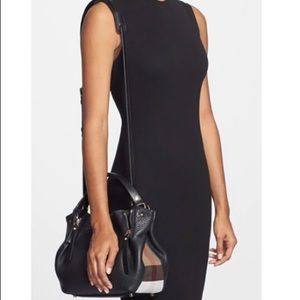 Burberry small Maidstone crossbody purse black